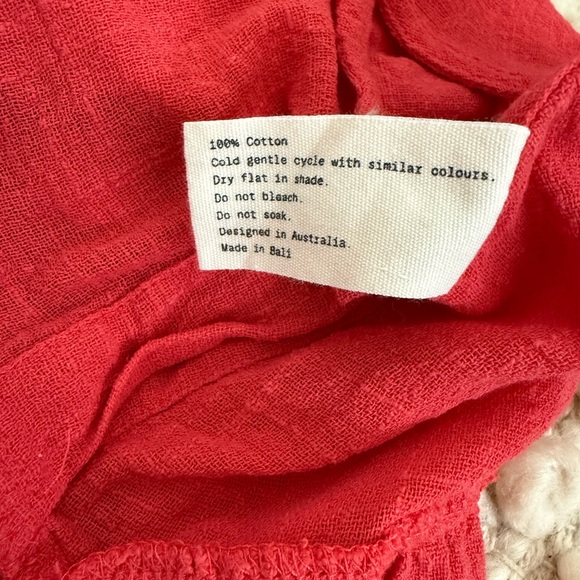 Illoura the Label Koa Dress in Watermelon - Picture 6 of 6